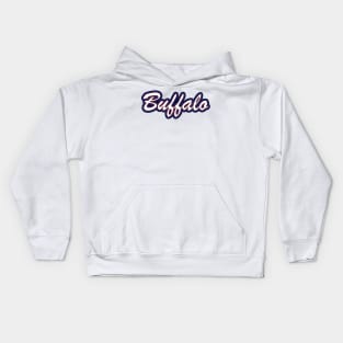 Football Fan of Buffalo Kids Hoodie